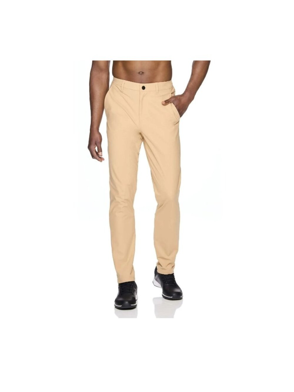 NWT Reebok Men’s Anchor 5-Pocket Tan Pants Size 28x32 – Tapered Leg Chino Style